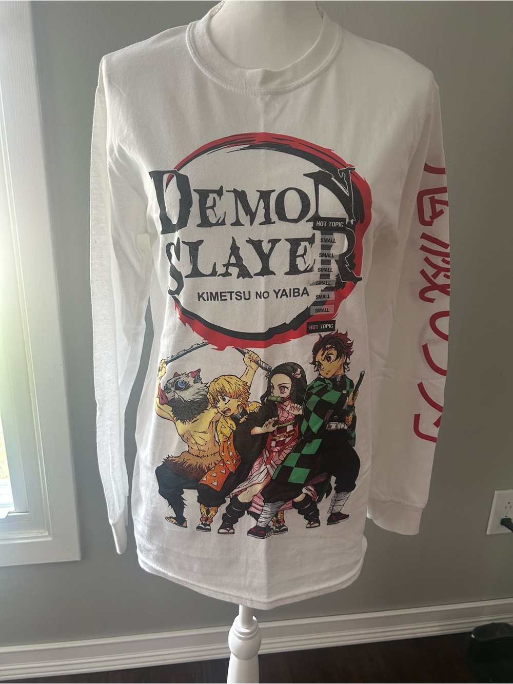 Demon Slayer Men’s Long-Sleeve Graphic Tee - Hot Topic